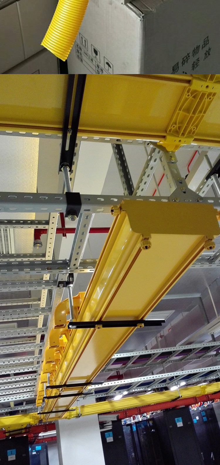 光纤槽道尾纤槽活动出纤口口径Φ120mmabs/pvc阻燃机房综合布线