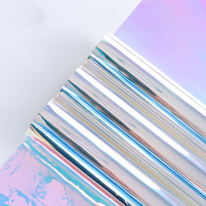 加厚彩虹渐变幻彩膜炫彩纸 鲜花花束礼品包装纸镭射花店用品