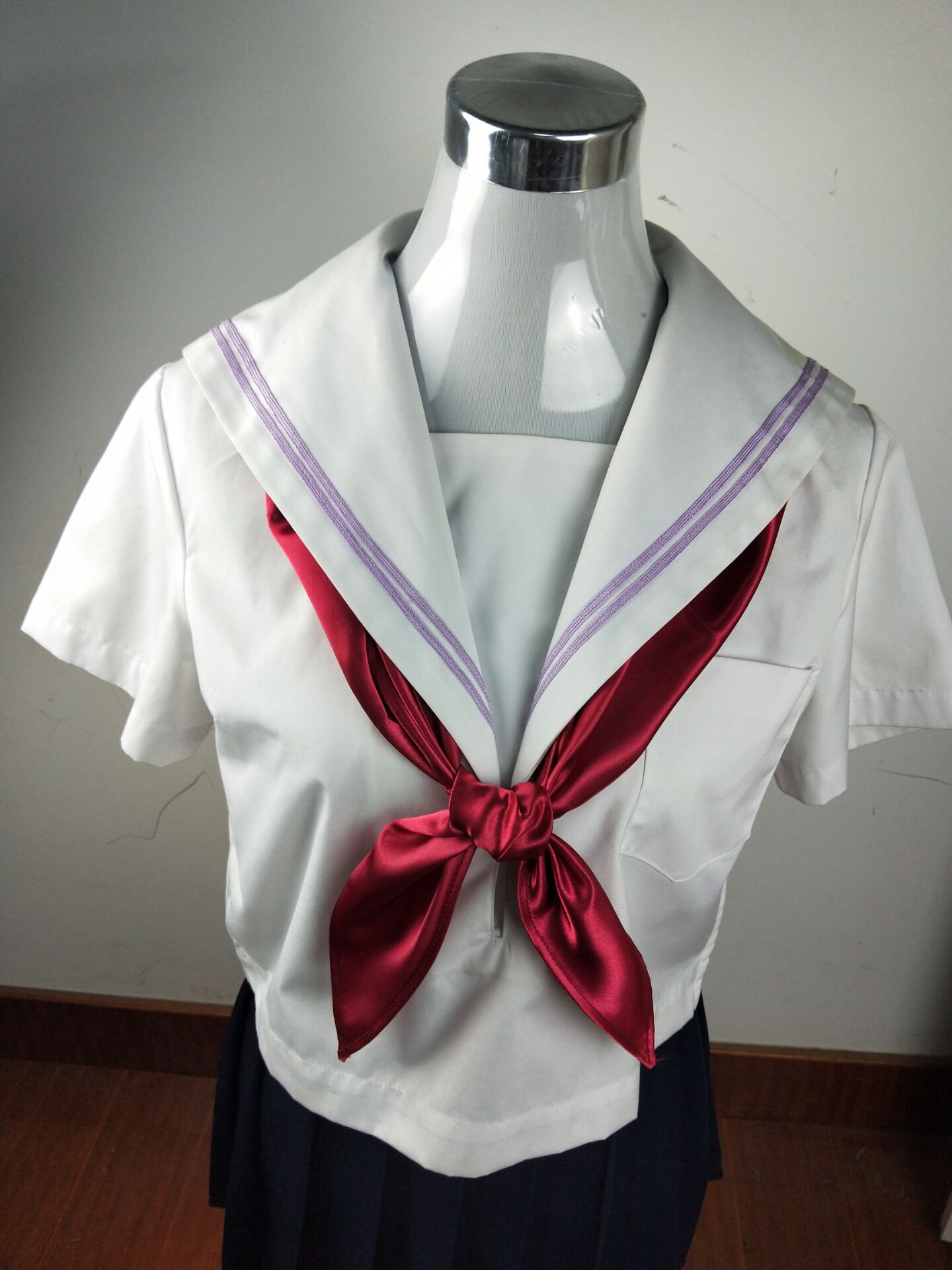 领结14色新潮学院风日本水手服领巾 jk制服40色入哑光和绸面