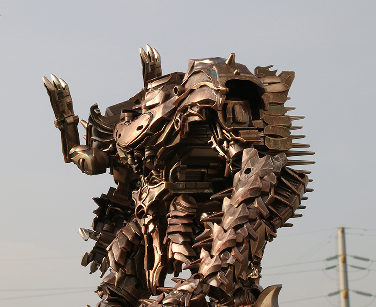 奥意变形玩具金刚 ls11/am01远古巨兽电影恐龙蔑视机器人手办模型