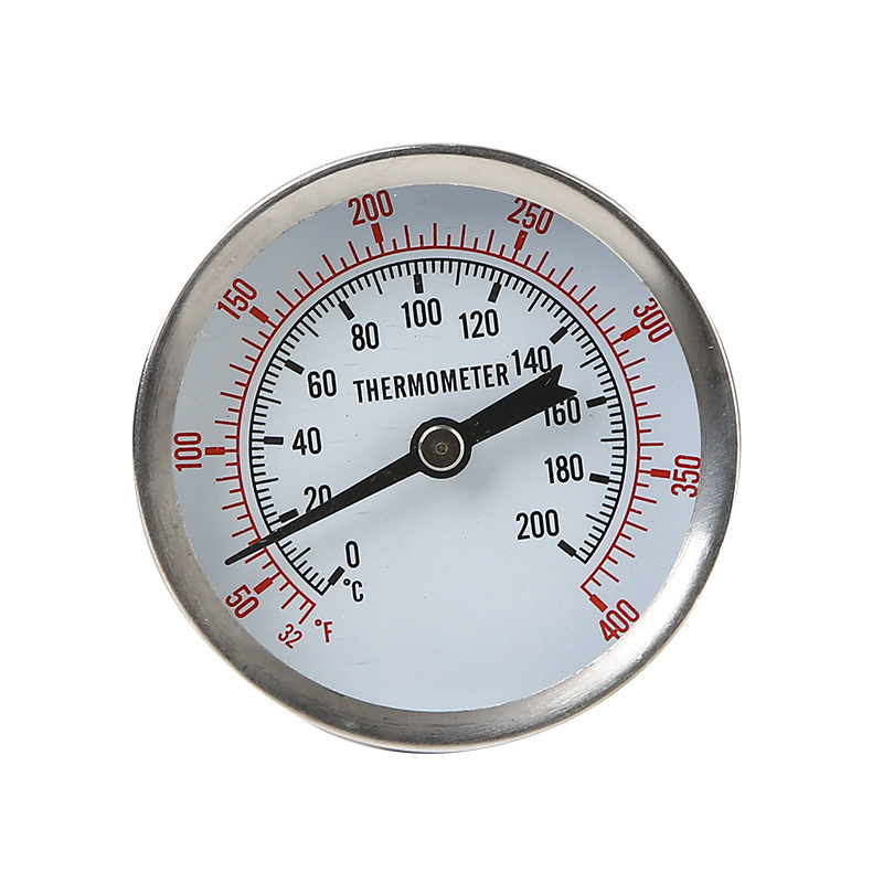 双金属温度计温度表wss301轴向温度表工业机械用