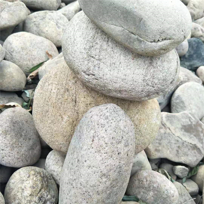 景观园林别墅装修造景鹅卵石 自然石公园大型刻字门牌景石河卵石