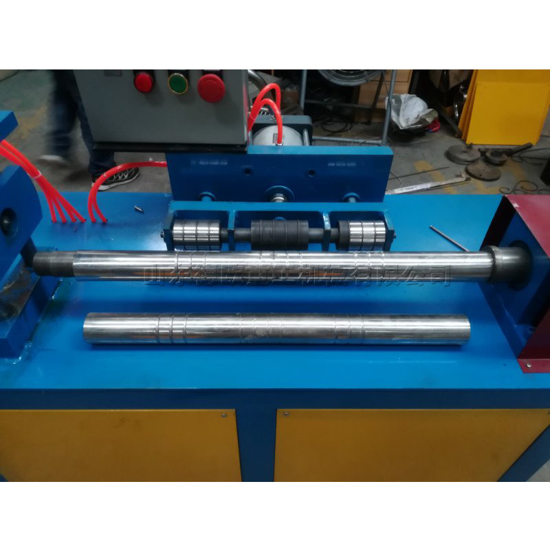 桌椅板凳滚花机 全自动圆管压痕机 不锈钢花纹管制作设备