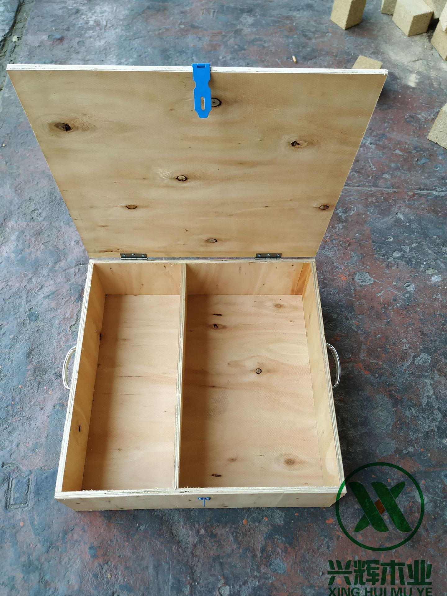 佛山厂家批发 玻璃包装易碎品三脚架夹板木箱 木质通用包装收纳箱