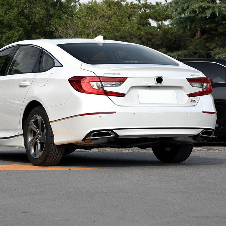 专用于10代雅阁改装18款本田十代雅阁尾后保险杠装饰亮条防撞贴片