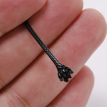韩国蜡线 黑色皮绳线 橡胶绳挂件绳 皮革绳 蜡线项链绳手镯绳