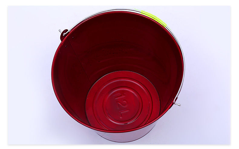 厂家直销红色小桶会所铁皮空桶冰桶商用水桶冰块冰酒加厚啤酒海鲜