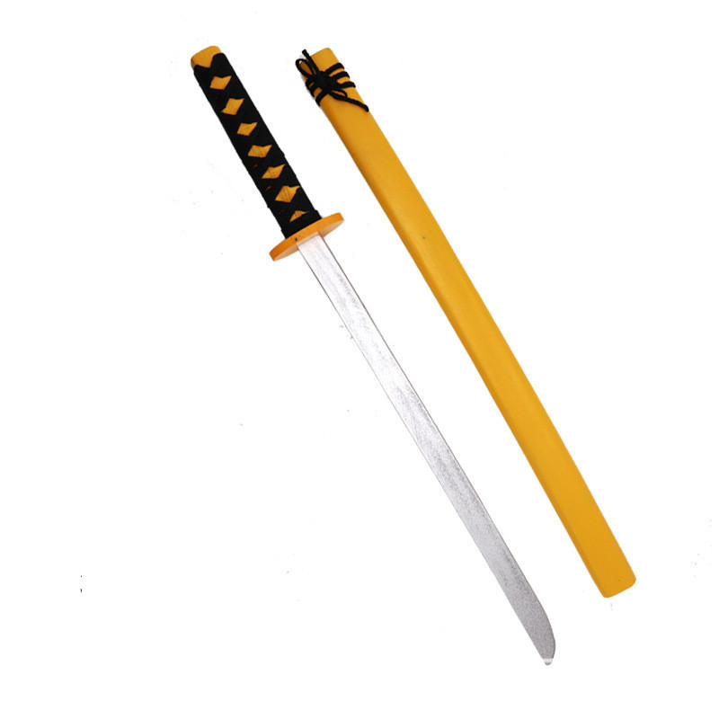 大号木制油漆武士刀 木制日本刀 玩具东洋刀未开刃 木剑