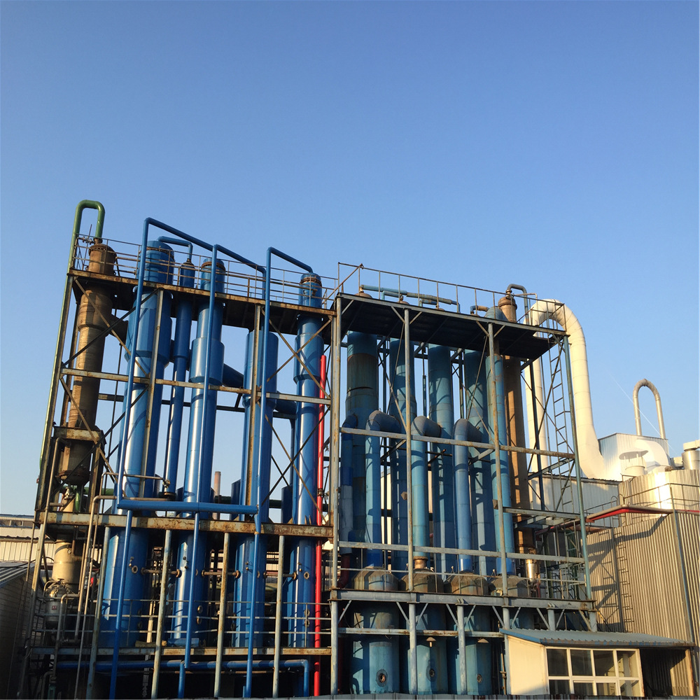 批发定制1吨2吨5吨mvr单效双效四效强制循环蒸发器长期供应