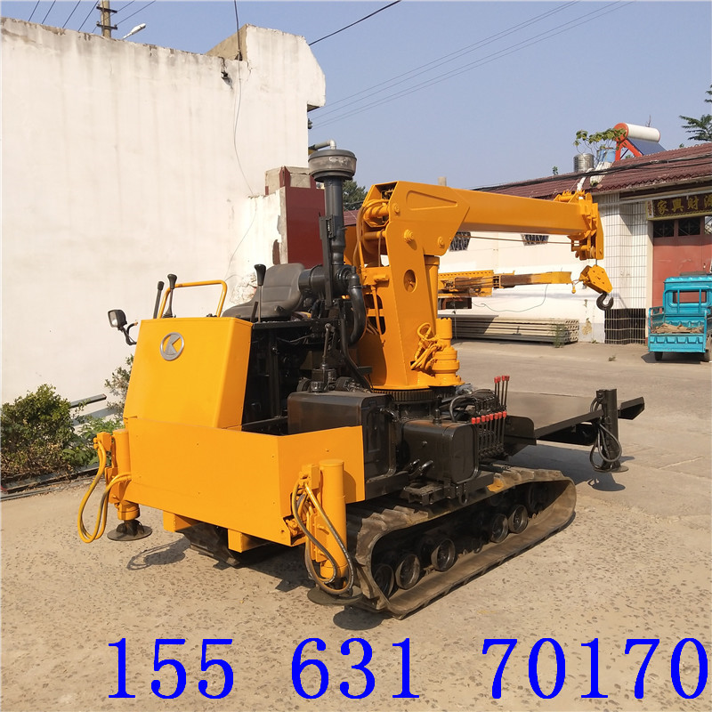 浙江湖州小型履带爬爬车 吊树爬爬机价格 5吨全地形履带随车吊