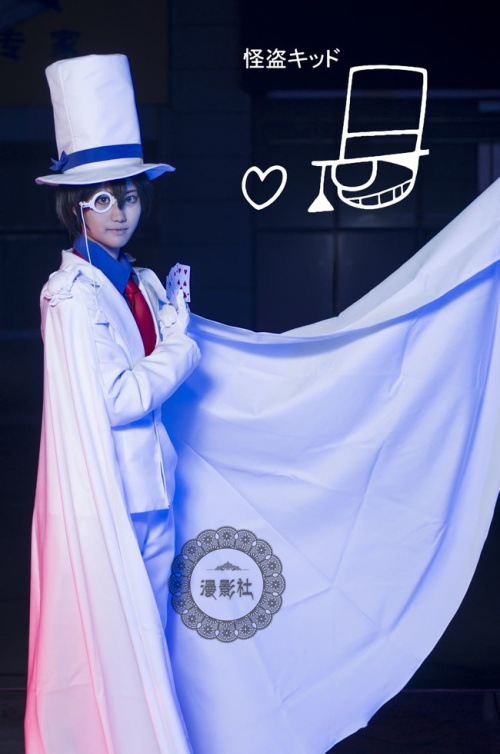现货 名侦探柯南 成人儿童怪盗基德衣服cosplay