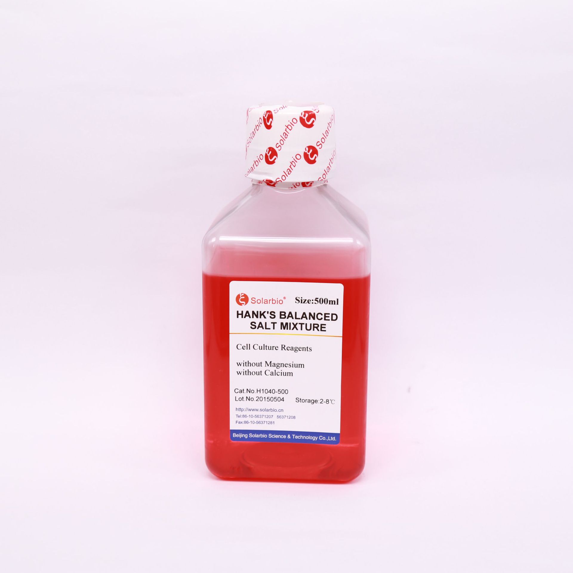 d-hanks,不含钙镁,含酚红(hbss) hanks 索莱宝 价格优惠