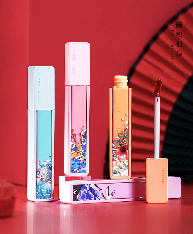 美康粉黛颐和园唇釉平价持久保湿不易掉色防水学生女正品