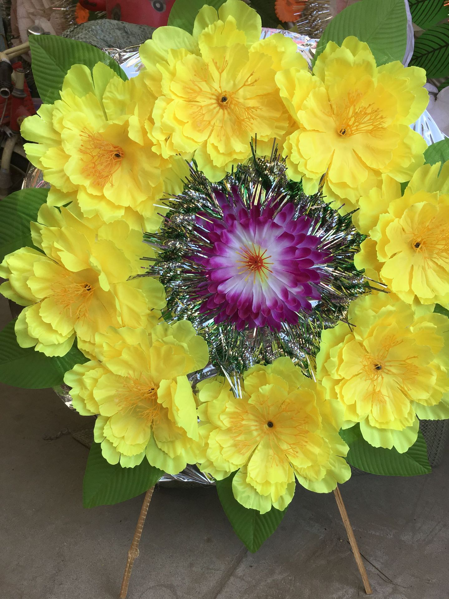 清明墓碑花圈墓碑殡葬用品丧葬白事祭祀佛教用品烧纸花圈材料纸扎