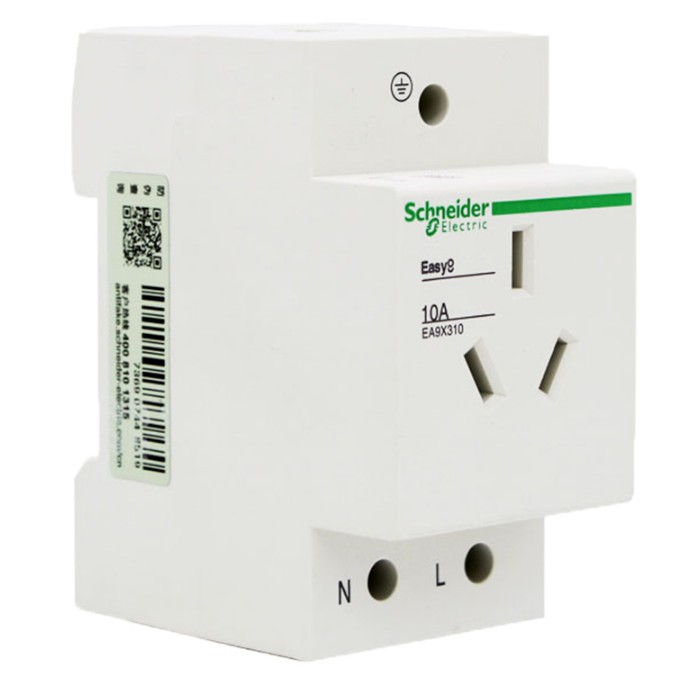 施耐德导轨插座ea9x3103孔3p10aea9xn310导轨插座原装正品