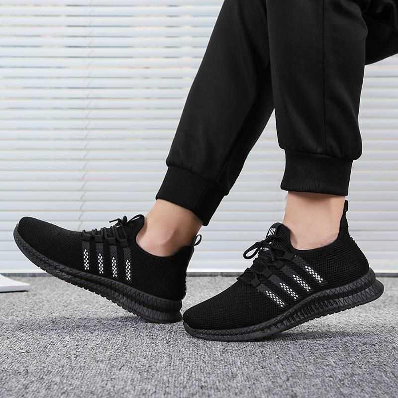 Spring and Summer New Dad Shoes Old Beijing Cloth Shoes Men's Single Shoes Shoes for the Old Casual Middle-Aged and Elderly Non-Slip Men's Walking Shoes