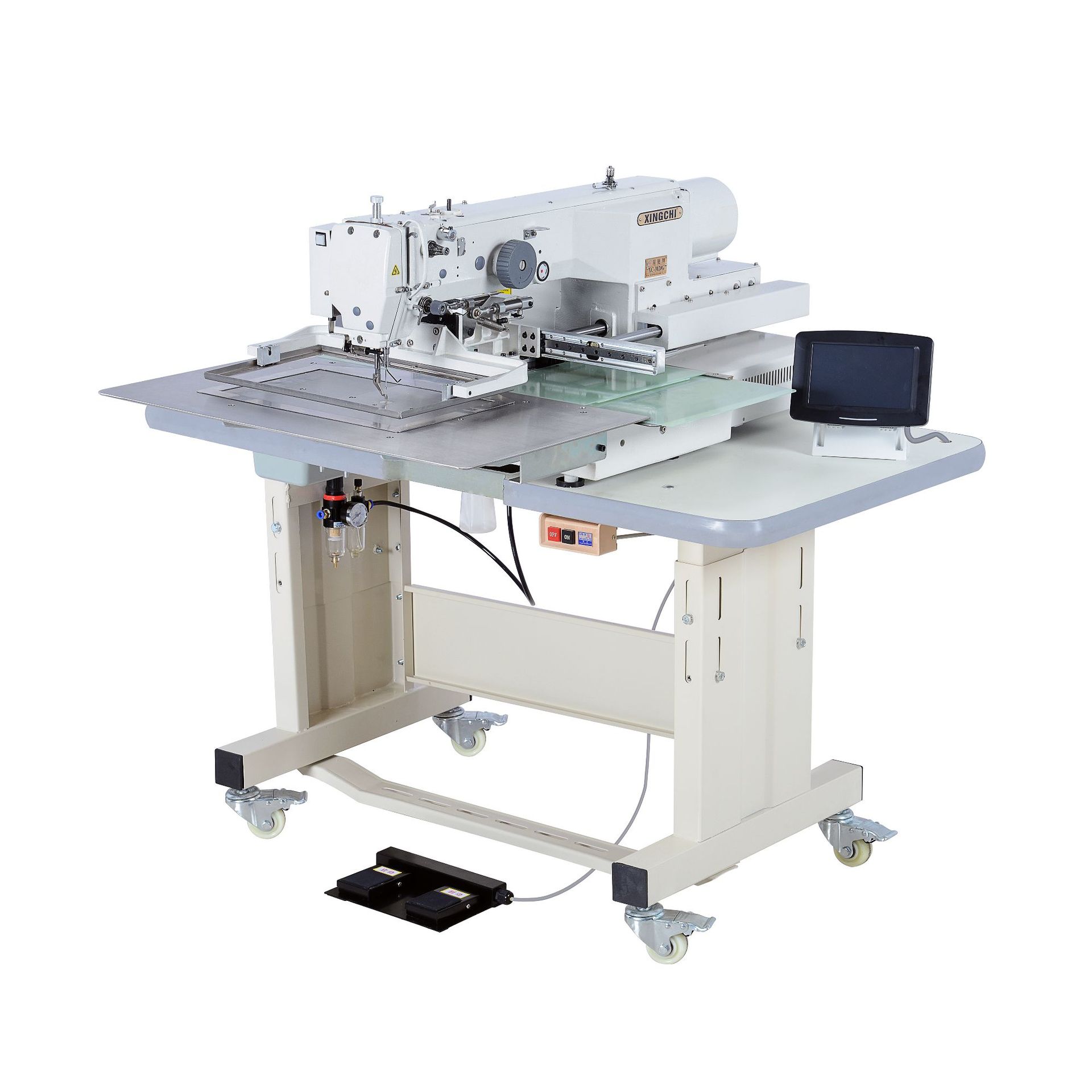 三菱g款3020电脑车 手套订商标花样机 运动产品各种物料车缝