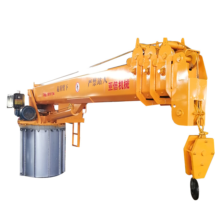 20吨船用液压起重机 码头港口固定船吊机 8吨船吊价格 克令吊