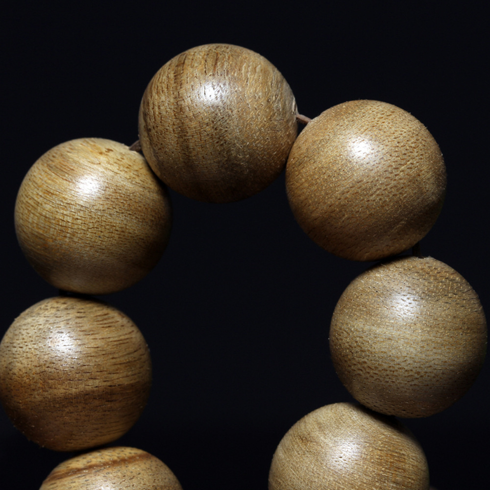 马拉ok天然沉香木老料手串佛珠手链香味浓郁厂家直销男念珠女