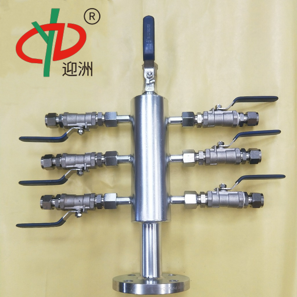 气源分配器带法兰dn32等yzfc6法兰式空气分配器可定制油水分离器