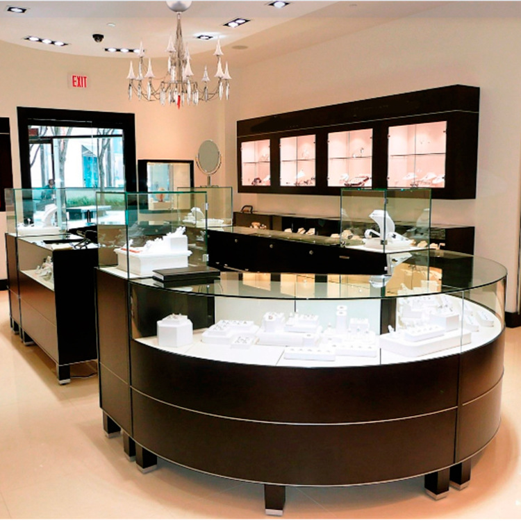 厂家定制珠宝展柜,饰品展示陈列高柜珠宝展示柜,木质烤漆珠宝柜