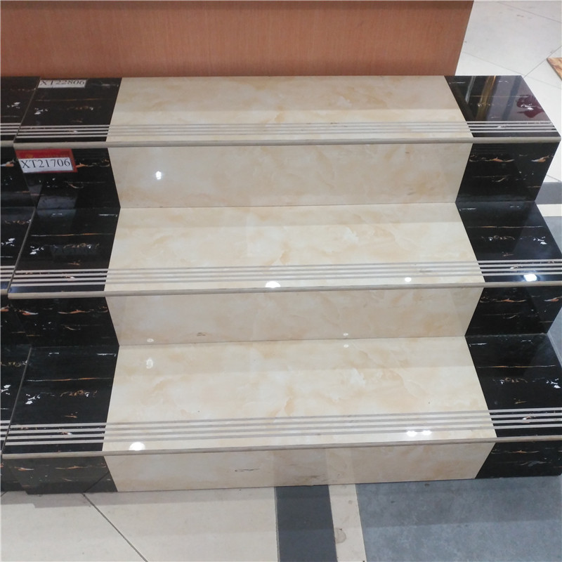 佛山楼梯瓷砖加工梯级加工定制 步极瓷砖加工抛光砖加工