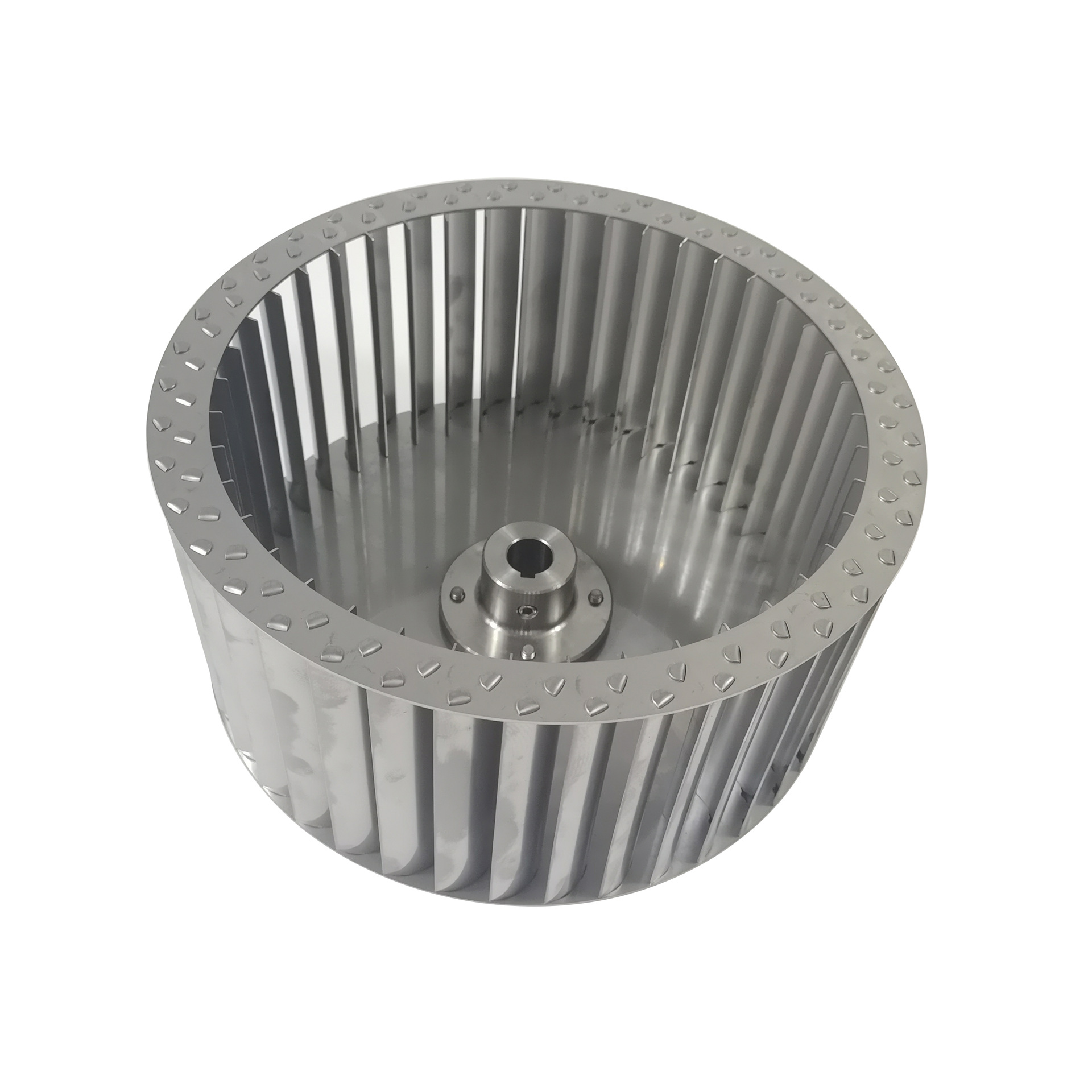 不锈钢离心风机叶轮 风轮 风叶 外径270 多翼式 插片式