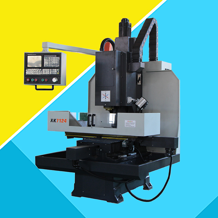 轻型立式铣床 xk7124 三硬轨 厂家现货 小型数控钻铣削加工中心