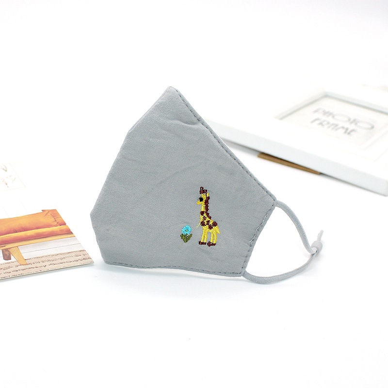 5秋冬季防尘防雾霾保暖可爱小象棉布透气口罩潮