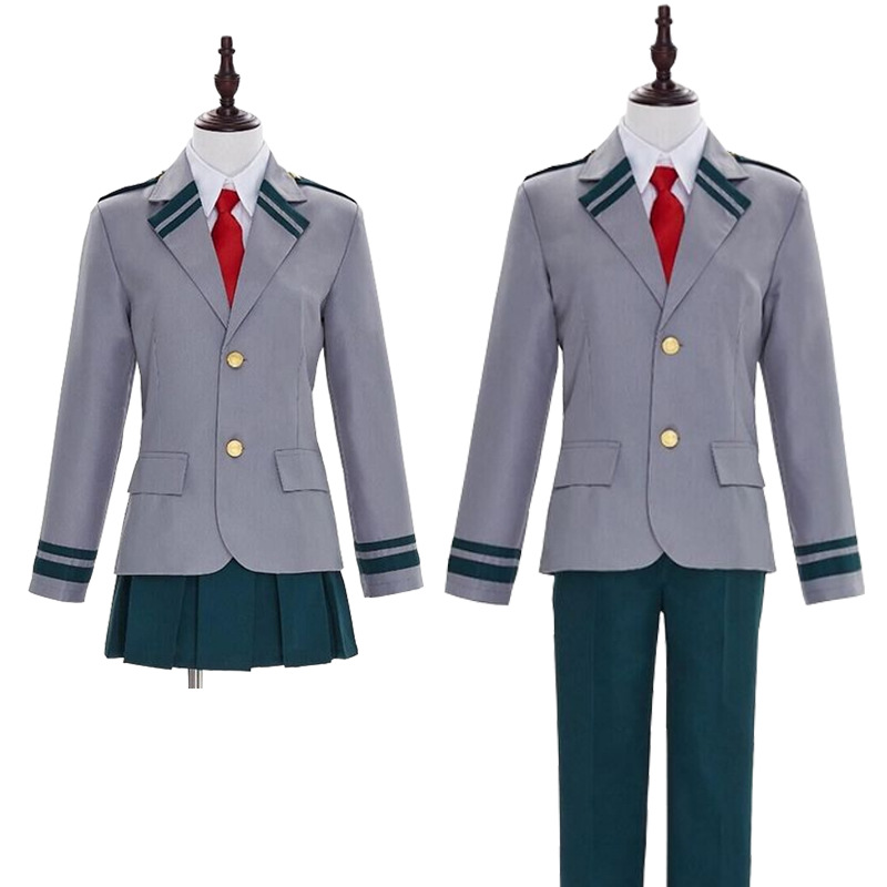 我的英雄学院cosplay动漫校服绿谷出久 丽日御茶子轰焦冻制服套装
