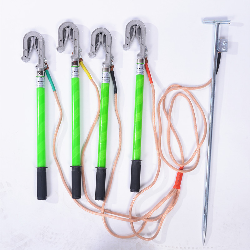 4kv低压接地线接地棒25平方接地软铜线16平方接地线夹配电房