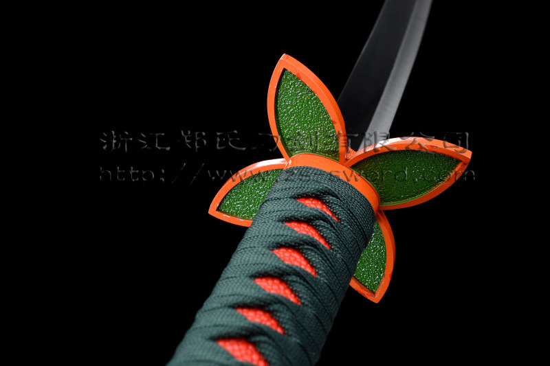 鬼灭之刃cos日轮刀蝴蝶忍 虫柱 cos动漫表演武器道具刀剑未开刃