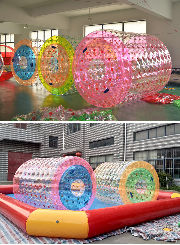 充气水上滚筒水上跑步球步行球球雪地娱乐设施游乐场冬季加厚