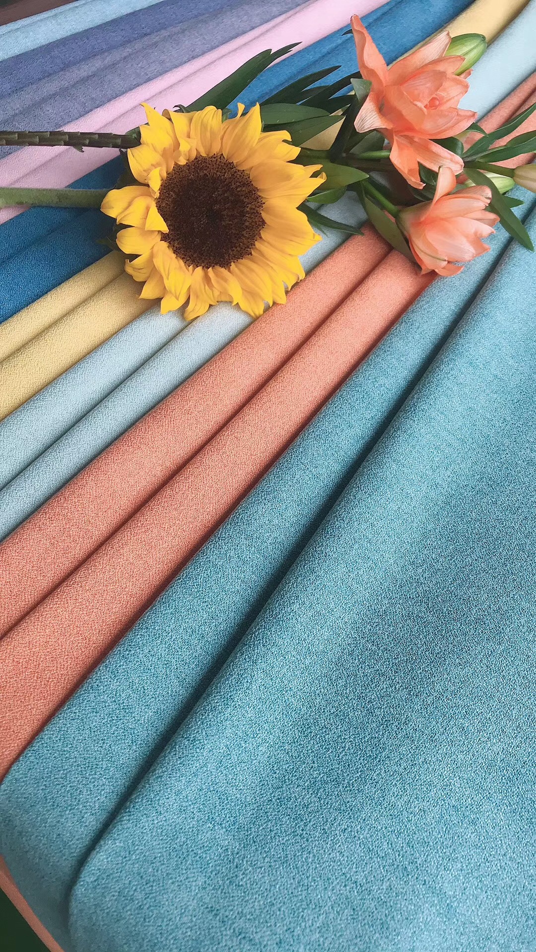 简美正反两面一样亚麻窗帘莱茵工程纱酒店学校纯色麻外贸家装工程