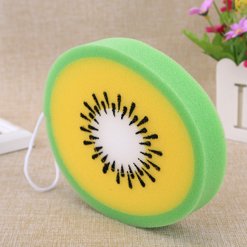 Hot-Selling New Arrival Fruit Bath Sponge Cartoon Spong Mop Multifunctional Powerful Decontamination Cleaning Dish-Washing Sponge