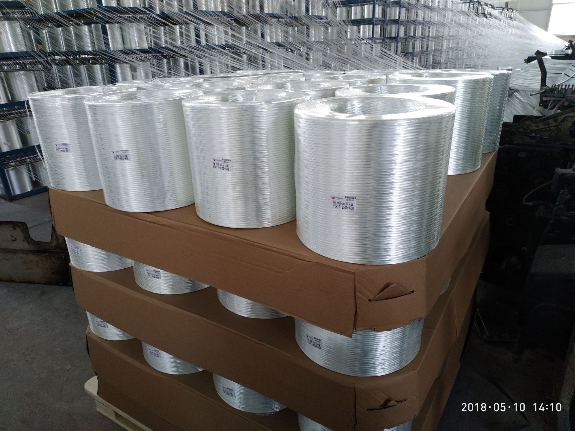 泰安聚力中碱拉挤纱 玻璃纤维缠绕纱 高品质2400tex/4800tex粗纱