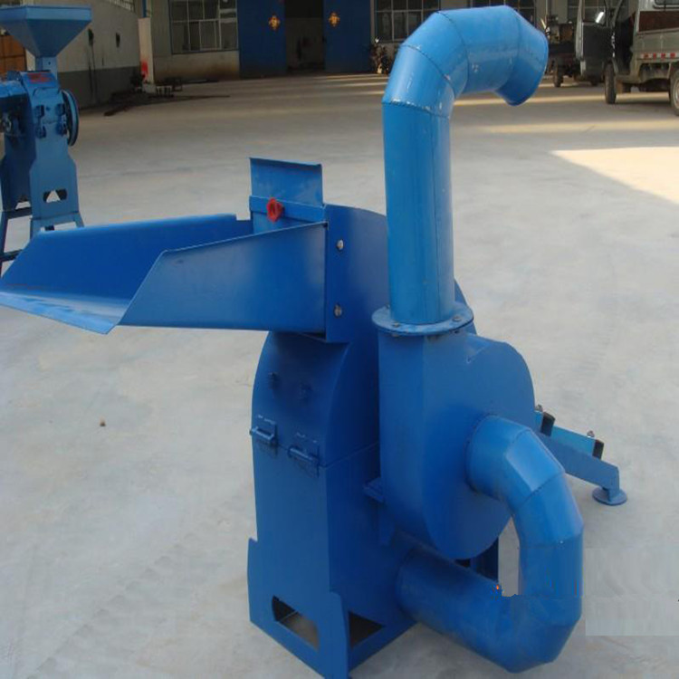 420型饲料粉碎机家用 小型小麦秸秆植物叶子粉碎机