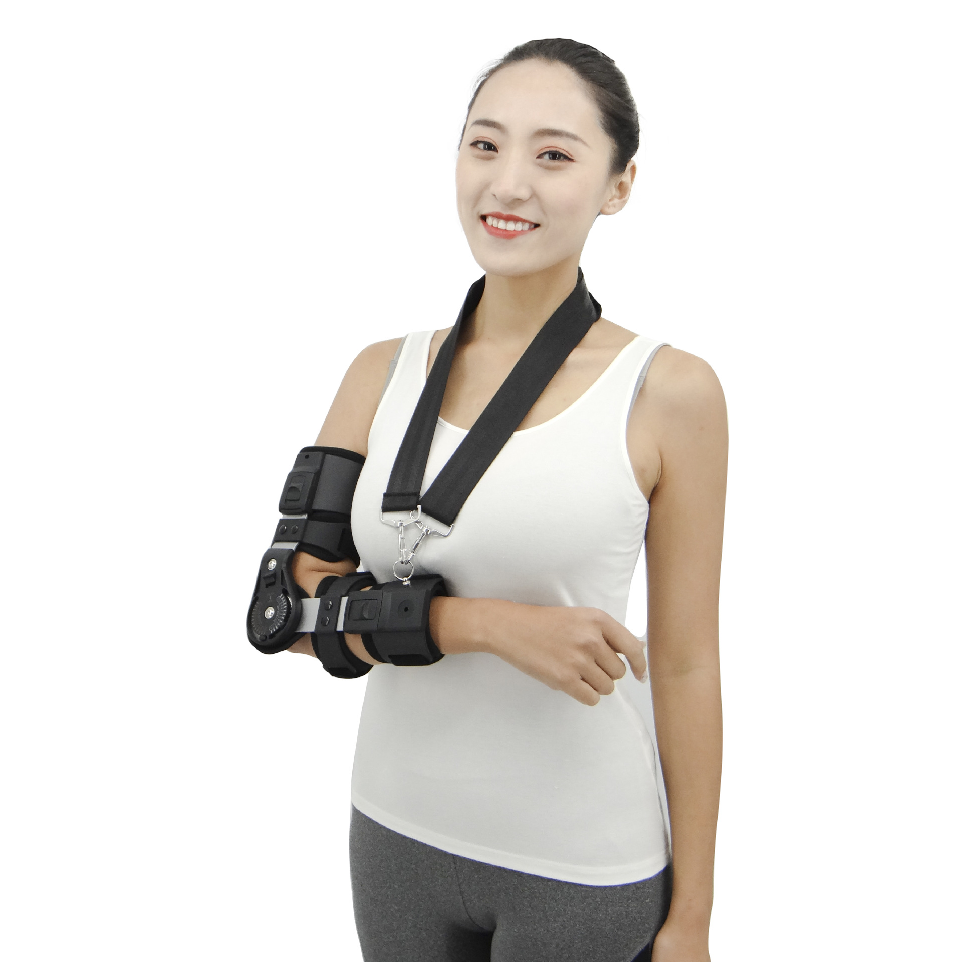 肘关节固定支具厂家 可调肘关节支具上肢支具肘关节护具支架