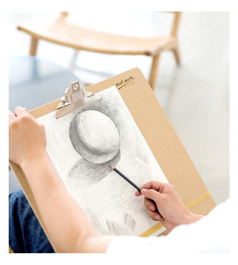 蒙玛特4k素描画板套装 画室速写画板夹绘图板 便捷式写生素描画板