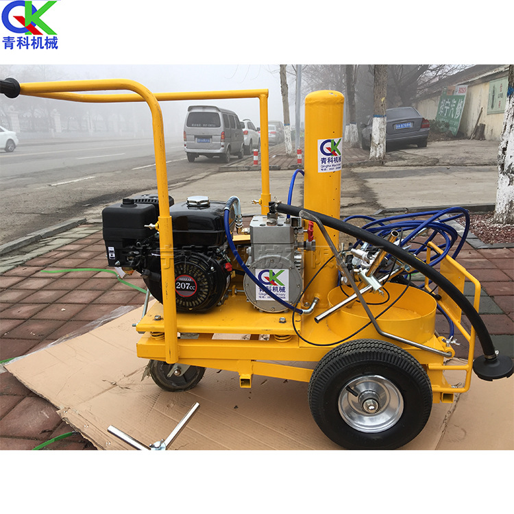 道路标线划线机 冷喷双枪划线机 马路划线机 斑马线划线设备