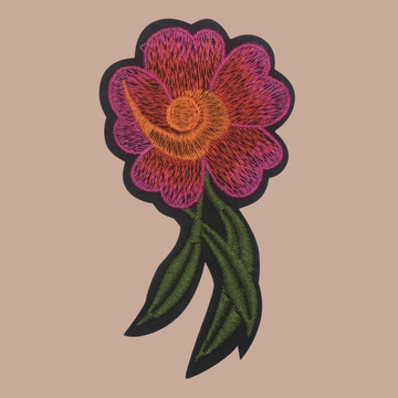 彩色刺绣布贴时尚补洞衣服裤子装饰补丁贴 diy刺绣卡通花图案布贴