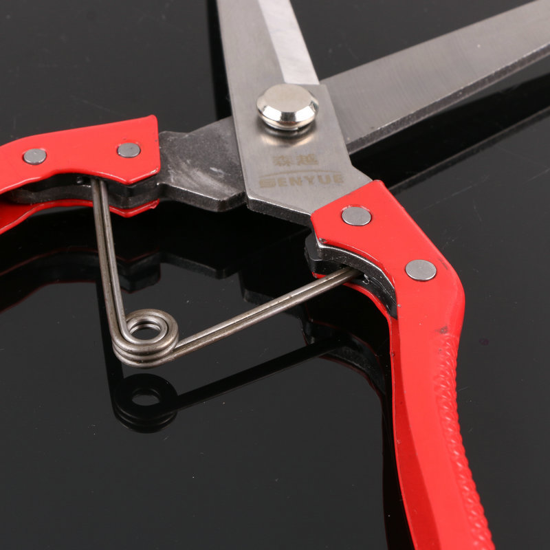 森越牌羊毛剪批发 手动弹簧羊毛剪子300mm长量大供应羊毛专用