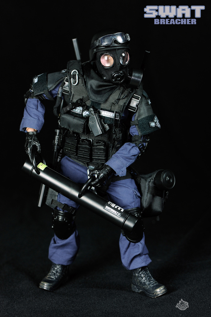 pattiz仿真工艺军事关节人偶 1/6比例te警swat兵人模型玩具