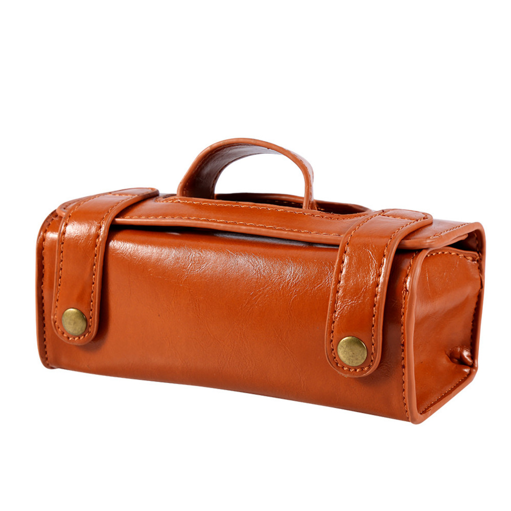 厂家定制 化妆工具收纳包 pu皮质旅行包 立体手提包 大容量收纳袋