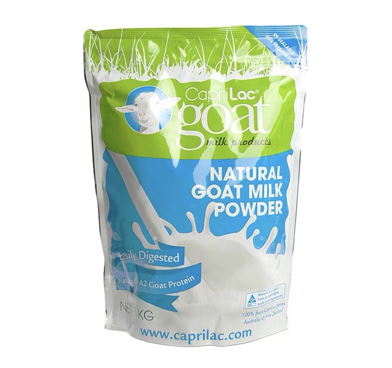 澳洲进口caprilac学生青少年成人中老年高钙羊全脂纯山羊奶粉1kg