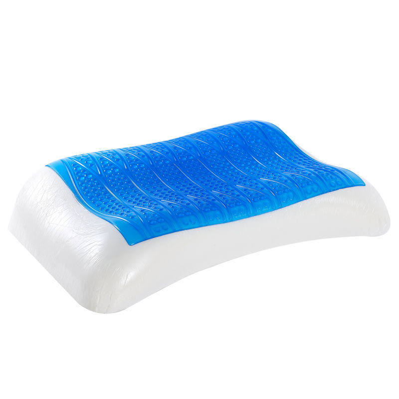 凝胶枕 慢回弹太空棉 轻水棉材质 高端枕头订制 高低枕 厂家批发