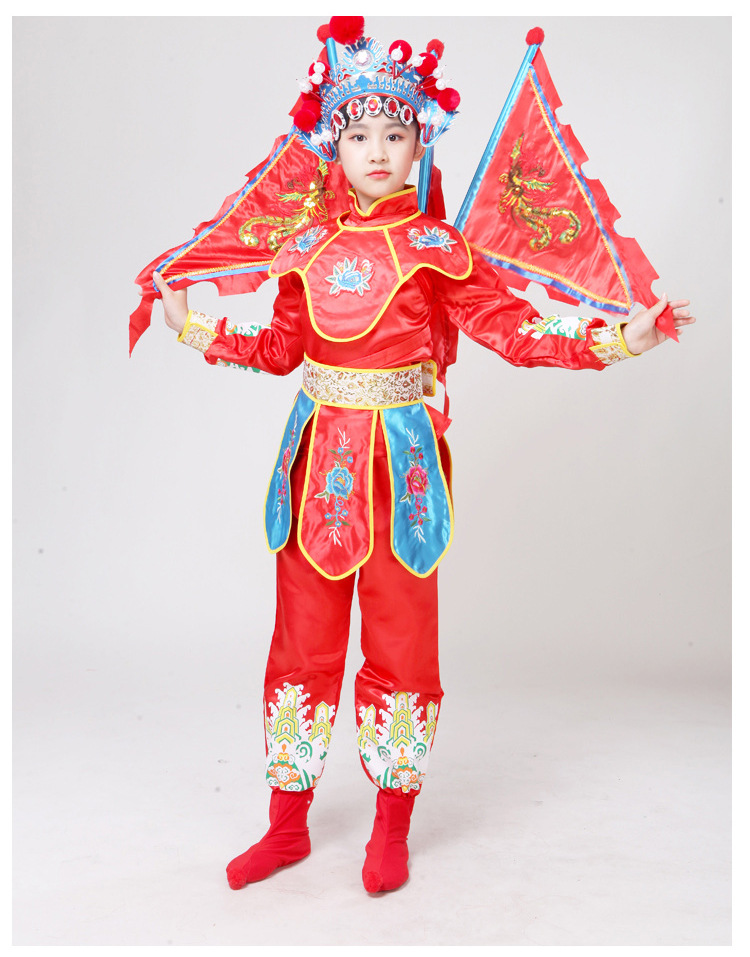 小荷风采刀马旦儿童演出服花木兰女童京剧戏曲穆桂英挂帅舞蹈服装