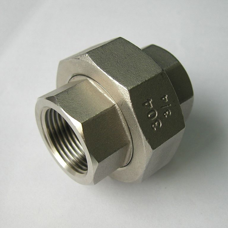 厂家直销内丝304不锈钢活接头承插镀锌npt由任焊接3000lb锻制由任