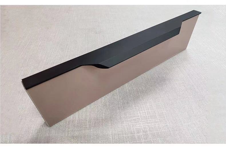 厂家批发亚克力门板拉手铝合金铣型拇指拉手海鸥拉手橱柜拉手定制