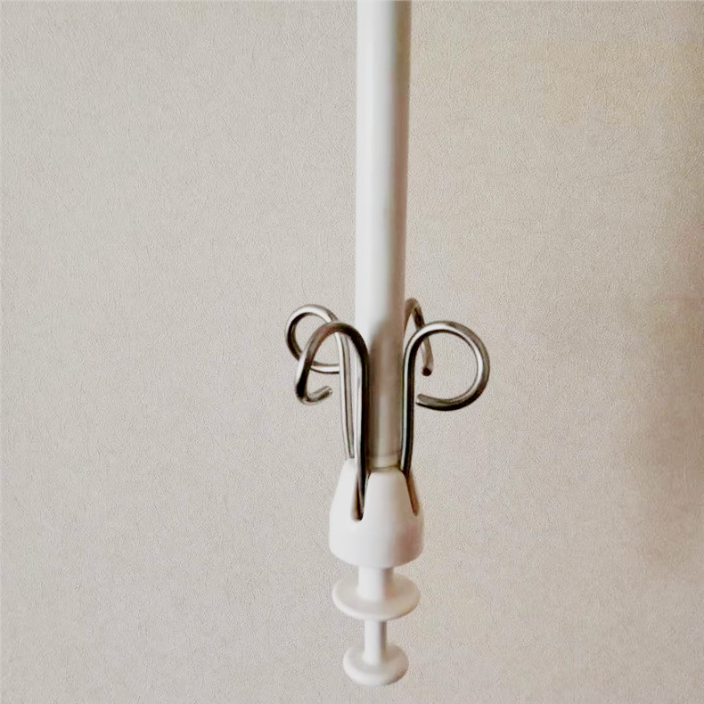 烤漆输液吊杆点滴架伸缩输液吊架病房输液挂杆静点架天轨输液架